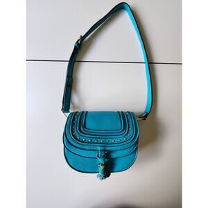 Charming Charlie Purse Bluebird Tassel‎ Studded